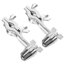 2 Pcs Jazz Drum Extension Stand Cowbell Mount Accessory Clamp Lifter