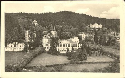 Mariánské Lázně Czech Republic Bohemia partial view Bohemia