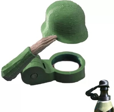 Soldier Salute Beer Bottle Helmet,Reusable Dustproof Beer Bottle Protectors Cap
