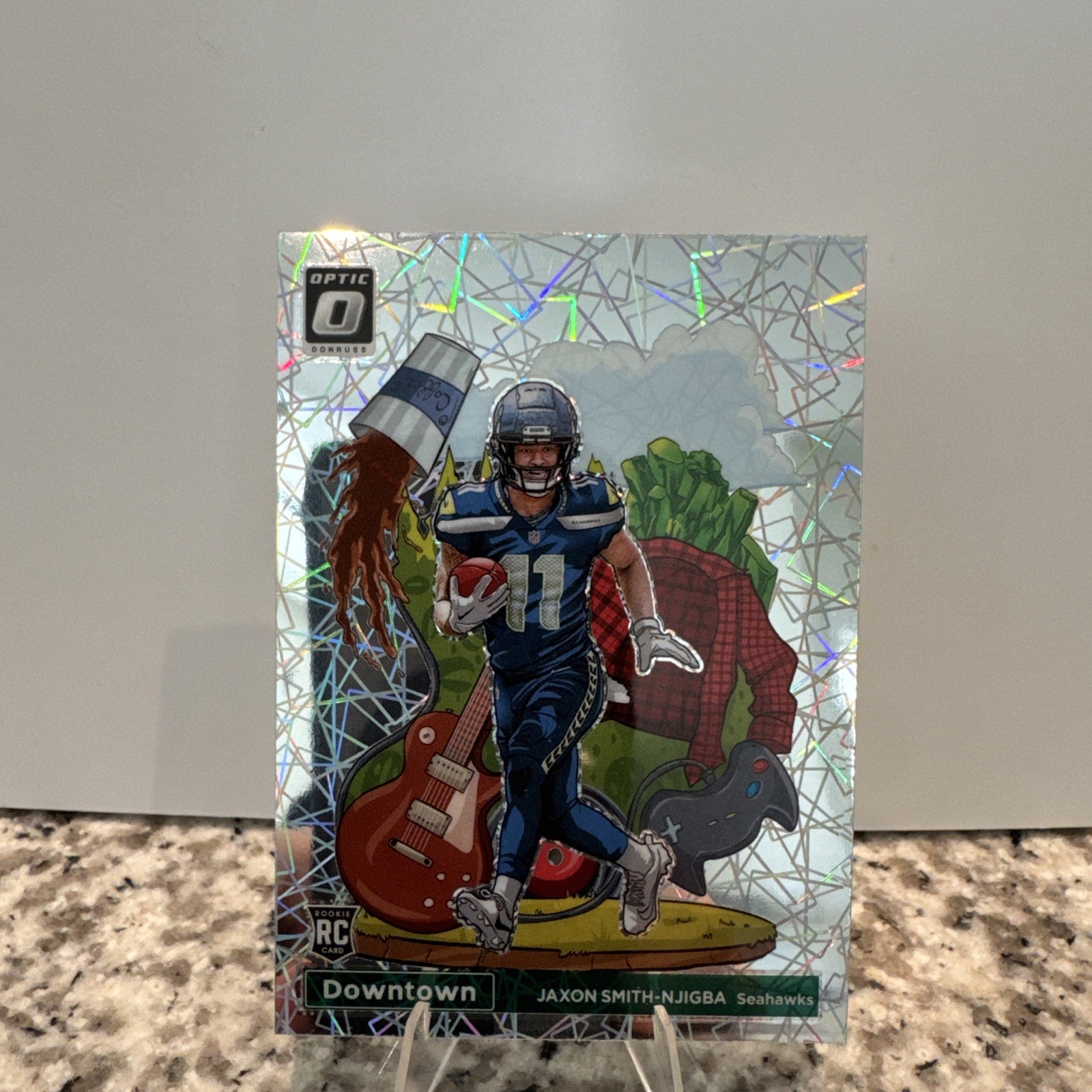 2023 Panini Donruss Optic Jaxon Smith-Njigba Downtown RC Seattle Seahawks