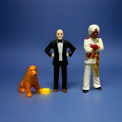 3 - 1982 Little Orphan Annie Mini Figures Knickerbocker CPI Miniatures