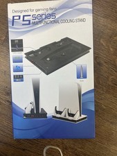 PS Series Multifunctional Cooling Stand designed for the PlayStation 5 console