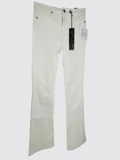 DG2 By Diane Gilman Jeans Womens 2T Tall White The Shaper Bootcut Stretch Denim