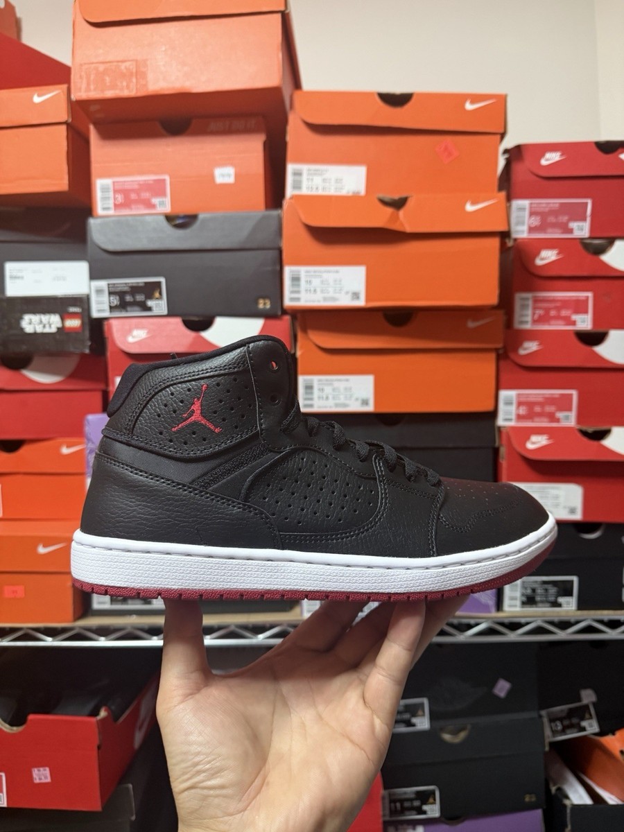 Size 8 - Air Jordan Access Black Gym Red for sale online | eBay