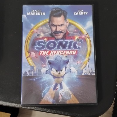 Paramount Sonic the Hedgehog DVD Movie James Marsden Jim Carrey