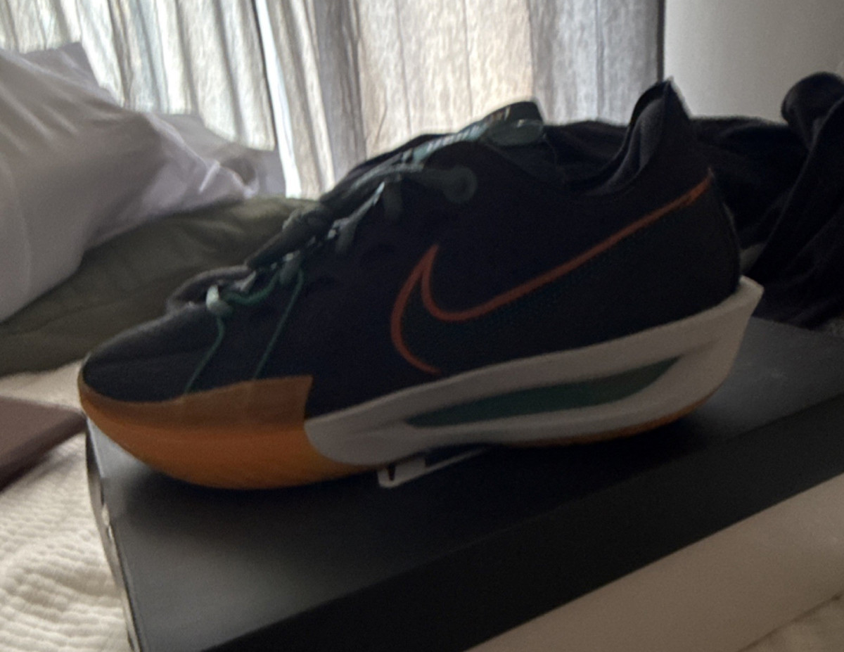 Nike Air Zoom GT Cut 3 Swoosh Squad Black Orange Green Basketball