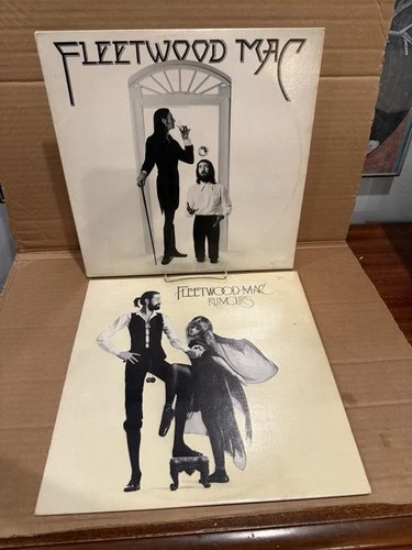 Fleetwood Mac Vinyl Record LP Lot of 2 Rumours, Self Titled VG 1975 1977
