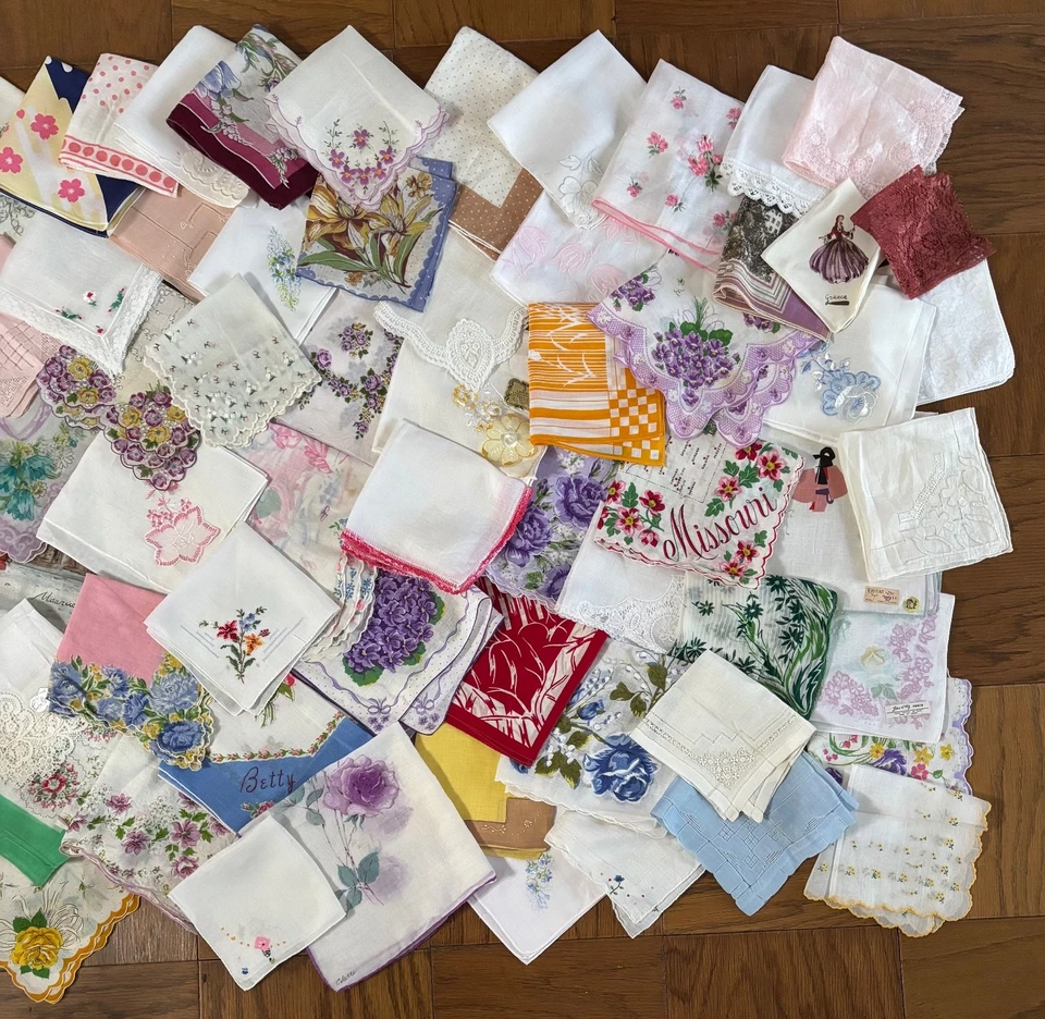 Cortador de artesanía reutilizable como está pañuelo Hankie lote de 60 defectos *LEER* #1 Foto 3 de 4