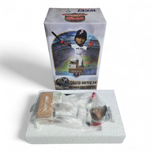 DAVID ORTIZ 2013 World Series Commemorative Bobblehead (2020) NIB Limited To 500 - Picture 10 of 14