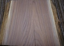 WALNUT CUTOFF, LIVE EDGE, DRIED, PLANED  SANDED. ONLY 45 w FREE SHIPPING
