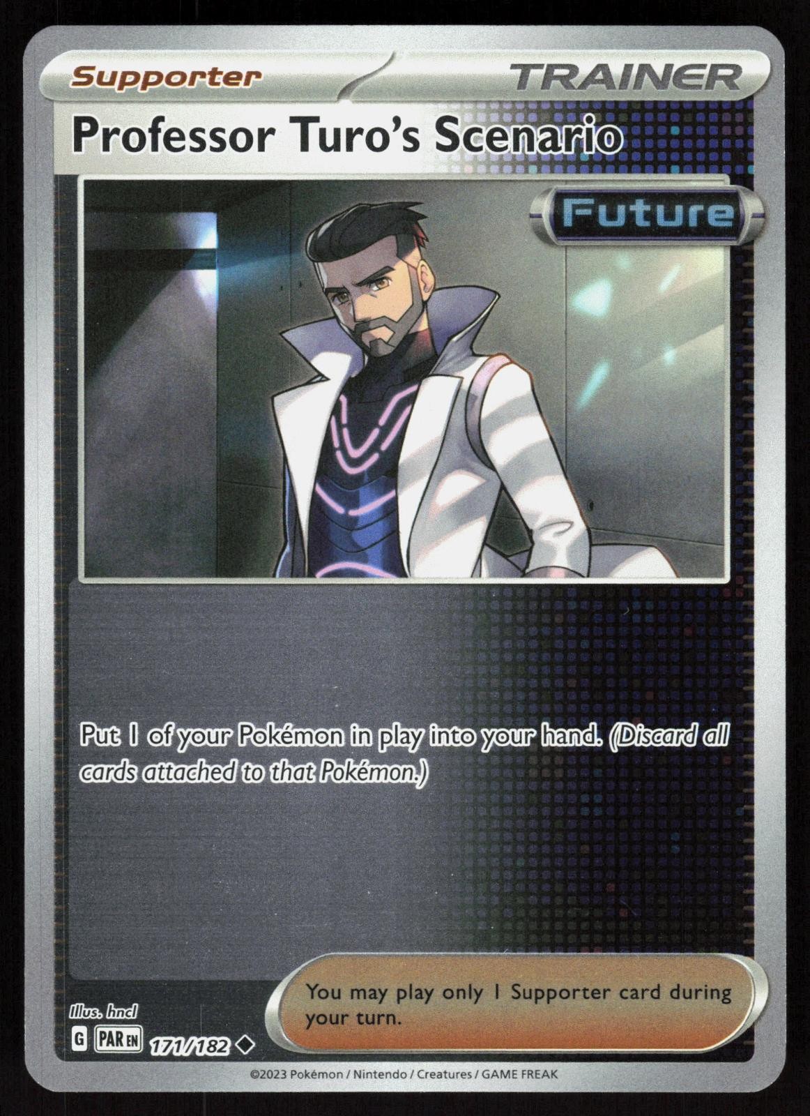 Professor Turo's Scenario 171/182 Uncommon Paradox Rift Pokemon Reverse Holo NM