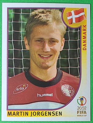 Panini Fußball WM 2002 Sticker Nr. 92 Martin Jorgensen Dänemark DEN World Cup 02