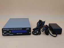 LINK Electronics LEI-599 SD/HD Closed Caption Decoder w/ Power Adapter      