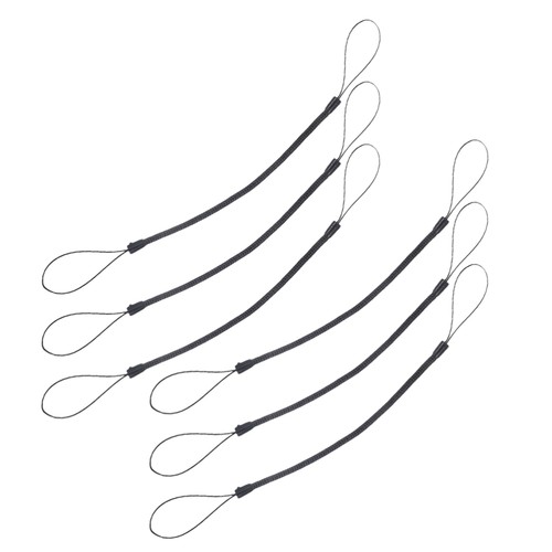 6 Pcs Mobile Phone Straps Elastic Lanyard Retractable Cord Stylus - Photo 12 sur 12