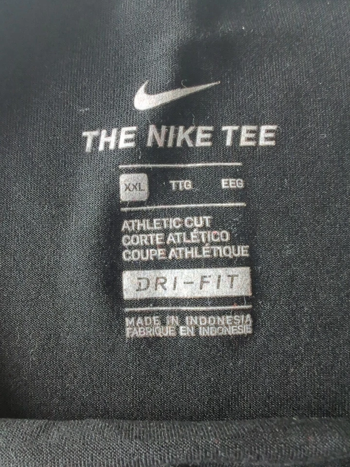 UCF + The Nike Tee Knights Shirt Dri-Fit Athletic Cut Men's XXL Black L/S Adult - Image 4 of 4