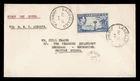 DR WHO 1949 JAMAICA FDC KGVI LASCELLES BWIA AIRMAIL TO BRITISH GUIANA R78596