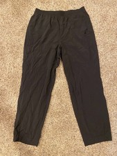 Victoria's Secret NWT Women's Black Satin Parachute Cargo Pants - Size XL
