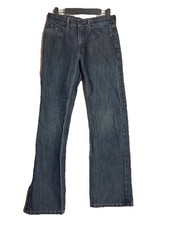 Levi's 514 Jeans Boys 27x27 Blue Denim Cotton Medium Wash Slim Fit Straight Leg