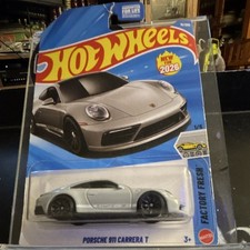 Hot Wheels Factory Fresh Porsche 911 Carrera T 2026 1:64 Diecast Silver Unopened