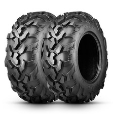 Set 2 25x8-12 ATV UTV MUD Tires Sport 25x8x12 Front Tubeless Heavy Duty 25 8 12