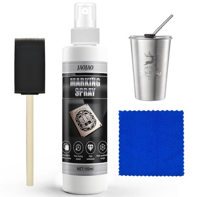 Permanent Metal Marker Pen, High Contrast Metal Marking Fluid, Waterproof,