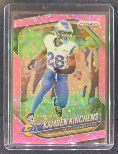 2025 Panini Prizm Kamren Kinchens No Huddle Pink /25 #59 Rams
