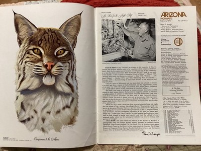 ARIZONA HIGHWAYS FEBRUARY 1976 ANIMALS OF ARIZONA BY LARRY TOSCHIK