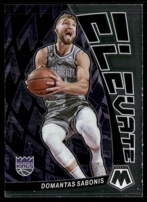 Domantas Sabonis 2022-23 Panini Mosaic Elevate Sacramento Kings #20