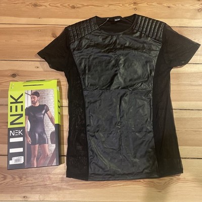Männer Shirt Biker-Style L matter Wetlook Herren Club Party ''Kiliany'' Kink