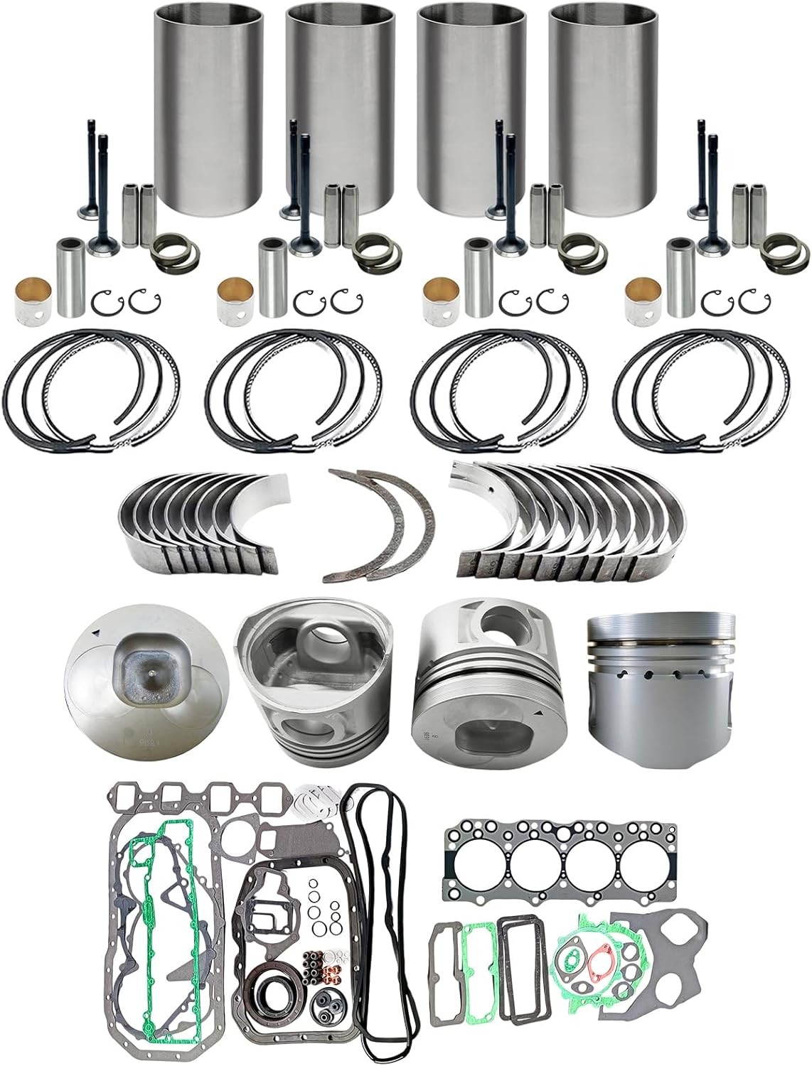 All-new Overhaul Rebuild Kit For Isuzu 4BE1 NKR Turck Hitachi Sumitomo MQ Power