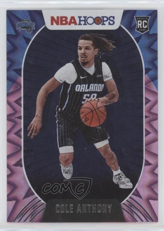 2020-21 Panini NBA Hoops Purple Explosion Cole Anthony #234 0it8