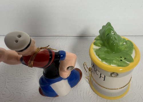 Popeye und Spinat Salz & Pfefferstreuer Westland Geschenkartikel 2010 magnetisch ANSEHEN - Bild 7 von 8