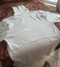 White Cashmere blend Turtleneck Sweater,size S