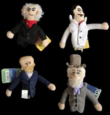 Magnetic Personalities Finger Puppet Lot Of 4 Beethoven Van Gogh Verdi Puccini