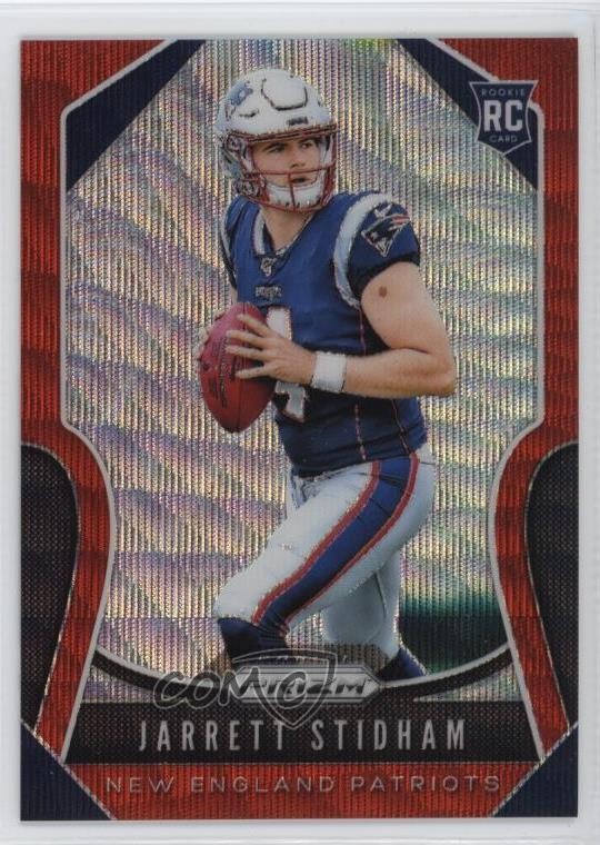 2019 Panini Prizm Rookies Red Wave Prizm 112/149 Jarrett Stidham #308 0i0h