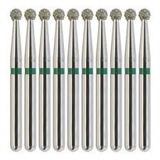 Dental Round Diamond Bur Coarse Grit High Speed Burs Friction Grip 801/016C FG