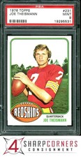 1976 TOPPS #231 JOE THEISMANN 2ND YR REDSKINS PSA 9