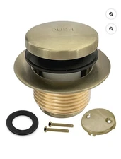 Brushed Gold Bathtub Drain Kit NIB