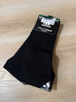 Adidas Utility Black Baseball Stirrups Men s Size Medium New In Package