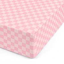 Crib for Baby Girls, Soft and Breathable Bed Sheets, Baby Fitted Crib Mattres...
