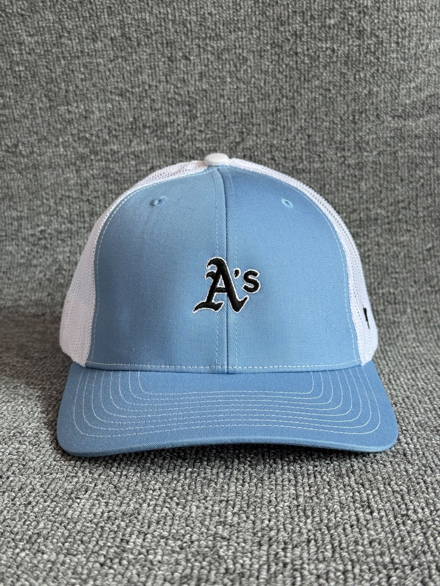 '47 Brand Oakland Athletics Trucker Snapback Light Blue White One Size Hat