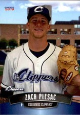 2019 Columbus Clippers Choice #23 Zach Plesac Crown Point Indiana Baseball Card