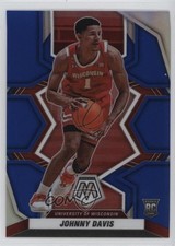 2022-23 Panini Chronicles Draft Picks Mosaic Blue 39/99 Johnny Davis #7 0c2