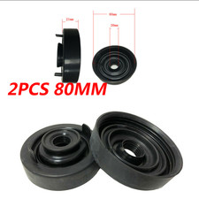2X 80mm Car Headlight Bulb Dustcover Waterproof For LED Headlight HID Xenon Lamp