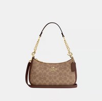 TERI SHOULDER BAG IN SIGNATURE CANVAS – Authentic Coach Shoulder Bag / Handbag