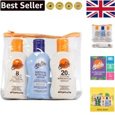Water-Resistant Sun Care: SPF 8 & 20 Creams with Aloe Vera - Total 300ml 49.97 per litre
