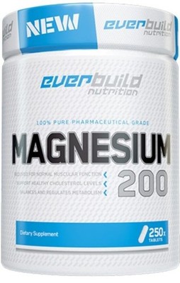 Everbuild Nutrition Magnesium 200, 250 Tabletten