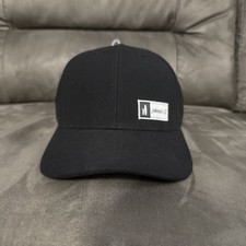 NWT Johnnie O Palmico Performance Golf Hat Cap Black OSFA Snapback