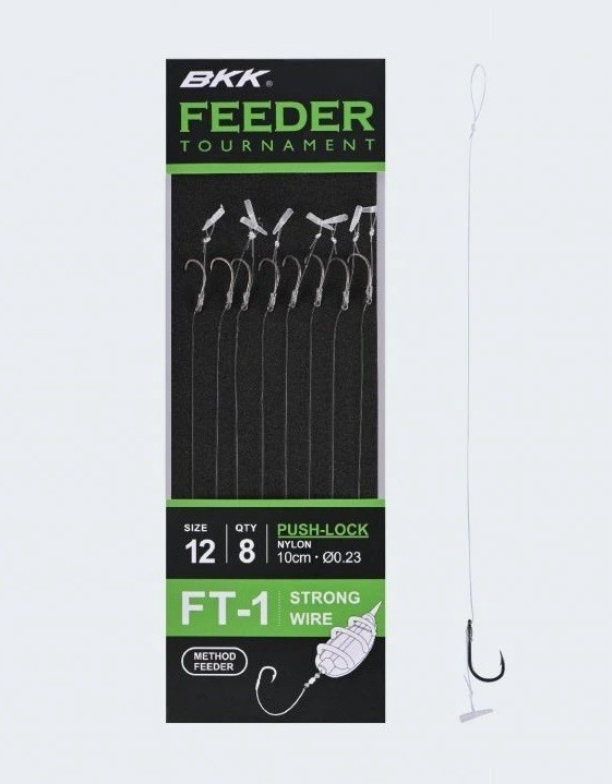 Фидерные турнирные оснастки BKK FT1 Push-Lock Rigs Vorfcher 2290₽