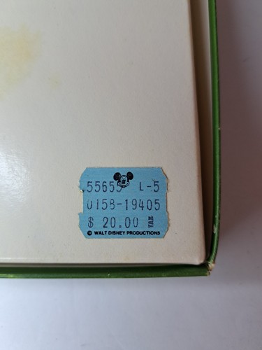 Walt Disney 1985 Christmas Greeting Collector Plate Vintage Limited Edition - Picture 7 of 7